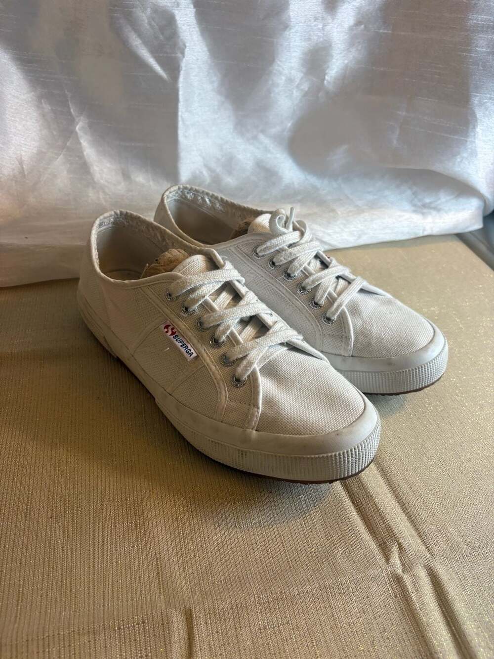 Superga 2306 Cotu Slip-On Sneakers , Beige, Women's 10 M (EU 41.5)